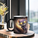 Axyaa Smile Cat Color Changing Coffee Mug, 11oz - Perfect Christmas Gift
