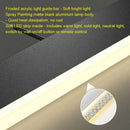 Axyaa Black Aluminum Square Pendant Light - Modern LED Hanging Lamp for Home Loft