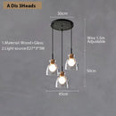Nordic Art Wooden Pendant Lamp E27 Vintage Lighting by Axyaa