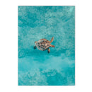 Axyaa Seaside Coconut Tree Canvas Painting: Nordic Beach Wall Art Print