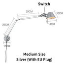Axyaa Telescopic Swing Arm LED Wall Lamp Sconce Industrial Light - E27