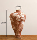 Ceramic Vase Artificial Flowers Pot Abstract Artwork Floral Vases Axyaa