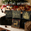 Axyaa Merry Christmas Patterned Pillowcases for Sofa Bedroom Car - Rectangular Cushion Cover