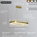 Axyaa Crystal Chandelier: Modern Light Luxury for Living Room, Bedroom, Dining Room & Hotel