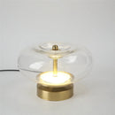 Nordic Glass Wall Lamp Touchable Switch Modern Indoor Bedroom Lighting - Axyaa