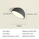 Axyaa LED Semicircular Ceiling Lights for Balcony Bedroom Entrance Creative Lighting Fixtures