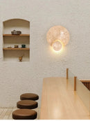 Axyaa Milk Oil Wind Bedhead Wall Light - Nordic Japanese Wabi Sabi Style