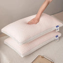 Axyaa Summer Feather Silk Pillow with Cool Doudou Ice Silk, Breathable Mesh Edge