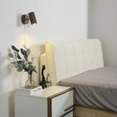 Axyaa Rotatable Walnut Wood Wall Lamps, Adjustable LED Spotlight Sconce Light, Pull Switch Indoor Fixtures