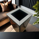 Axyaa Mirrored Silver Tall Floor Vase for Modern Home Decor