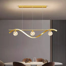 Axyaa Bubble LED Ceiling Chandelier: Designer Pendant Light for Home, Hotel, and Bar