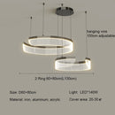 Axyaa Modern Circular Living Room Pendant Light