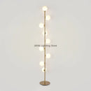 Axyaa Glass Ball Standing Floor Lamp LED Indoor Lighting