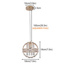 Crystal Nordic Pendant Light by Axyaa for Home Living Room Dining, Modern Ceiling Chandelier