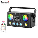Axyaa RGB LED Beam Party Light Remote Control DJ Stage Projector