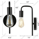 Axyaa Modern Metal Wall Lamp for Bedroom & Living Room Decor