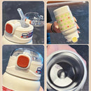 Axyaa Kawaii Cherry Thermal Water Bottle 350/450ml - Cute Girl Children's Thermos
