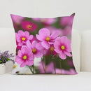 Axyaa Velvet Floral Pillow Covers for Home Decor and Sofa, 50x50 Throw Pillowcases