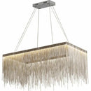 Axyaa Italian Tassel Aluminum Chain Chandelier - LED Pendant Lamp for Home Art Decor