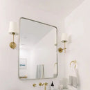 Axya Luxury Copper Cloth Wall Lamp for Modern Nordic Bedroom Decor