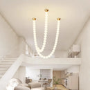 Axyaa Pearl Living Room Lamp Dining Room Chandelier Ceiling Salon Lighting