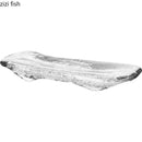 Axyaa Glass Sashimi Sushi Plates: Simple, Elegant Tableware for Serving Snacks and Desserts