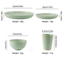 Axyaa Wheat Straw Bowls Set - Durable & Stylish Tableware Bowls for Home