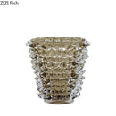 Axyaa Transparent Glass Vase Modern Desk Decoration For Flowers Arrangement