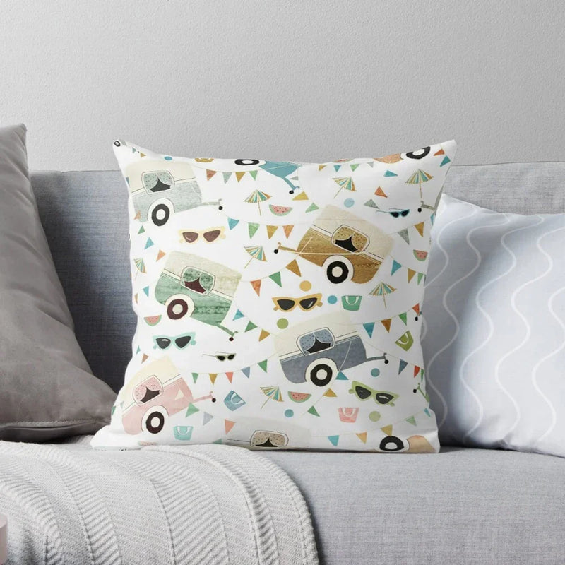 Cute Animal Print Pillowcase by Axyaa for Bedroom & Living Room