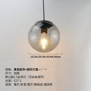 Axyaa Modern Glass Chandelier Gold Silver Amber Glass Suspension Lamp
