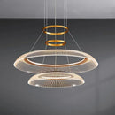Luxury Axyaa Acrylic LED Chandeliers for Living Room and Staircase