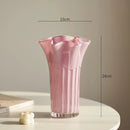 Axyaa Irregular Glass Vase Hydroponic Flower Arrangement Artistic Decorative Dried Flower Vases