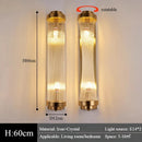 Axyaa Crystal Wall Lamp for Living Room, Bedroom, Bedside - Light Luxury, Modern Design