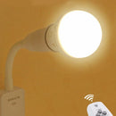 Axya E27 LED Remote Control Plug Lamp Holder with 3 Brightness Levels.