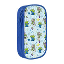 Axyaa Cartoon Pencil Case: Large Storage Bag for Students, School Supplies