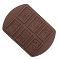 Axyaa Christmas Silicone Chocolate Mold, Heart-Shaped Biscuit Mold - Creative Baking Tool