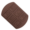 Axyaa Christmas Silicone Chocolate Mold, Heart-Shaped Biscuit Mold - Creative Baking Tool