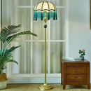 Axyaa Retro Tassel Floor Lamp for Living Room and Bedroom