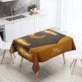 Axyaa Ramadan Mosque Tablecloth - Waterproof & Stain Resistant