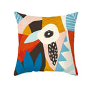 Axyaa Geometric Abstract Print Cushion Cover Tropical Botanical Pillowcase
