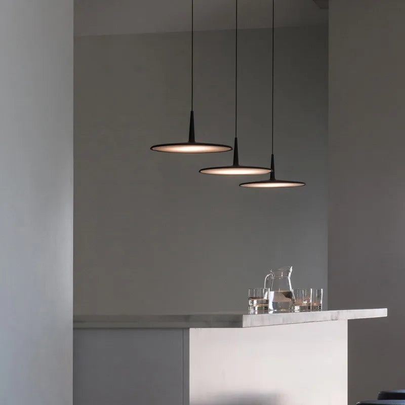 Axyaa Skan Pendant Lamp: Danish Design Minimalist Light for Living Room, Study, Coffee Shop