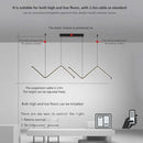 Nodic Gold LED Pendant Chandelier by Axyaa for Indoor Decor & Lighting
