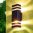 Axyaa Modern LED Wall Lamp Black/Gray Waterproof IP65 Street Sconce Garden Lighting Fixtures