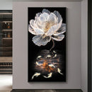 Luxury Lotus Flower Mural Wall Lamp by Axyaa