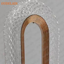 Axya Luxury Crystal Table Lamp - LED Bedroom Bedside Desk Romantic Night Light
