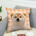 Axyaa Shiba Inu Pillow Cover for Decorative Home and Car Cushions