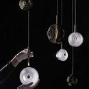 Axyaa Glass Crystal Chandelier for Modern Living Room Dining Room, Bedroom, Villa, and Staircase
