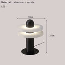 Axyaa Nordic Marble Table Lamp 3000K Gold Black Aluminum Home Art Deco