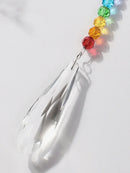 Axyaa Glass Prism Suncatcher Rainbow Maker Garden Ornament Crystal Stone Décor