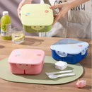 Axyaa Portable Lunch Box: Square Container for Students, Travel, Picnic, Camping & Outdoor Dining